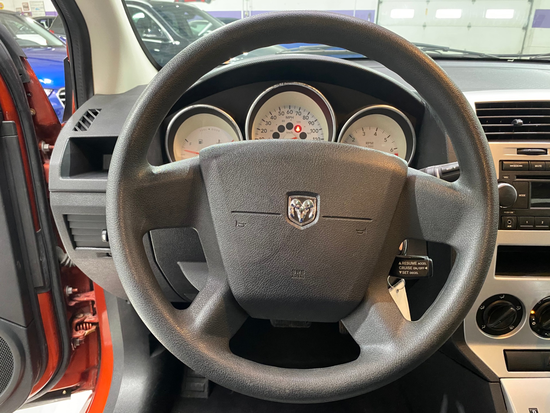 2008 dodge caliber on sale steering wheel size